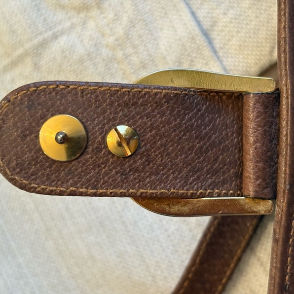 Vintage Gucci Brown Crossbody Bag with Monogram Coated canvas two way bag - Picture 14 of 16